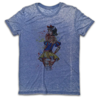 Apple Princess Vintage Burn-Out T-shirt - Tshirtpark.com