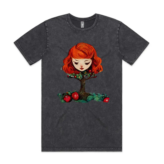 Apple Tree Stone Wash T-Shirt - Tshirtpark.com