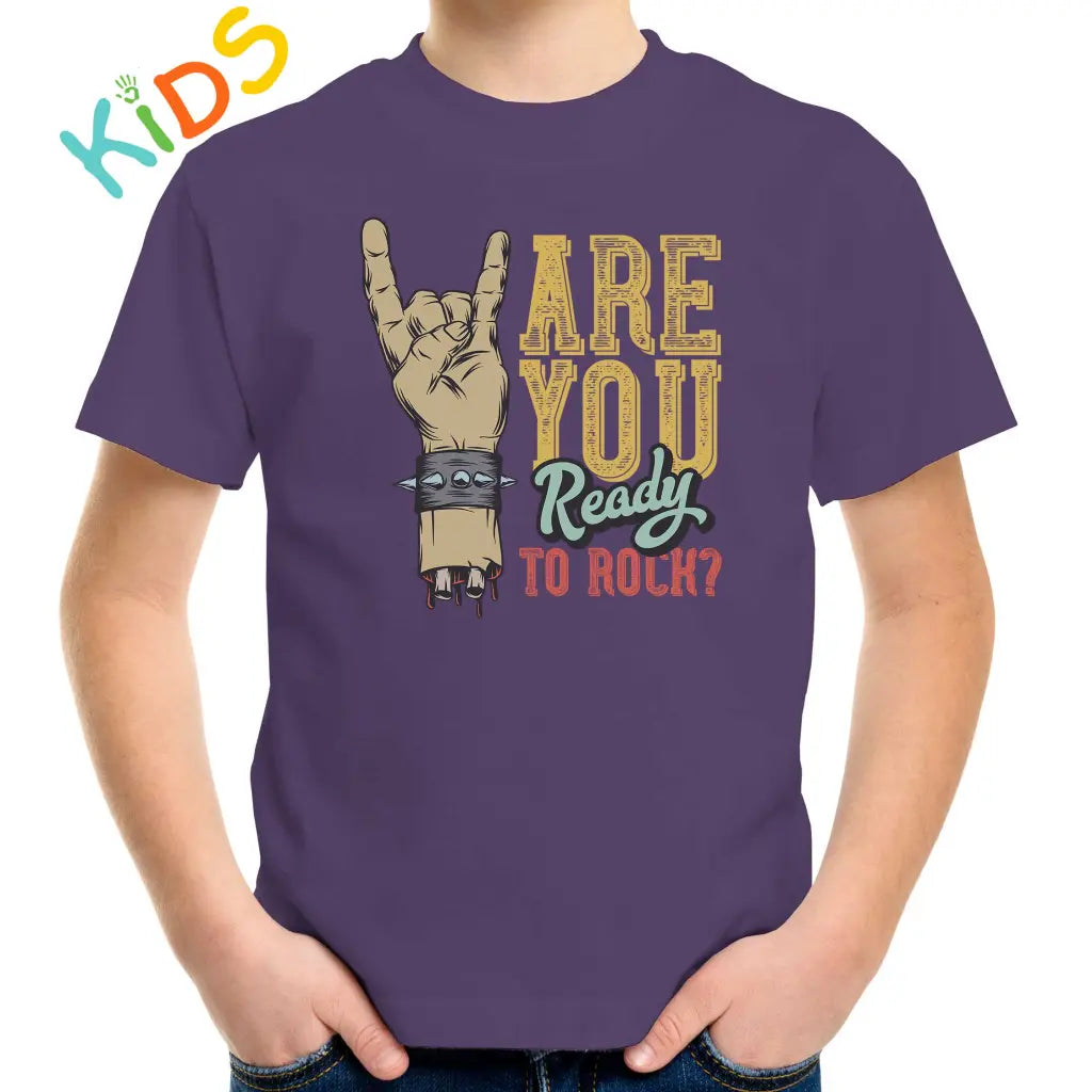 Are You Ready To Rock Kids T-shirt - Tshirtpark.com
