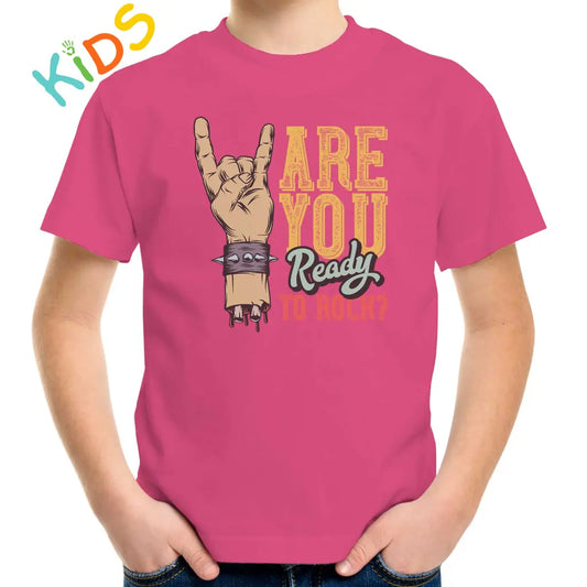 Are You Ready To Rock Kids T-shirt - Tshirtpark.com