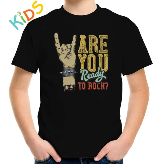 Are You Ready To Rock Kids T-shirt - Tshirtpark.com