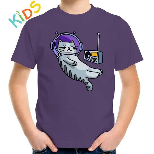 Astro Cat Kids T-shirt - Tshirtpark.com