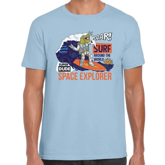 Astro Surfer T-Rex T-Shirt - Tshirtpark.com