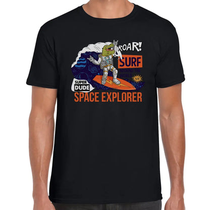 Astro Surfer T-Rex T-Shirt - Tshirtpark.com