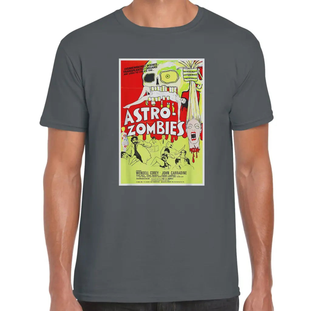 Astro Zombies Green T-Shirt - Tshirtpark.com