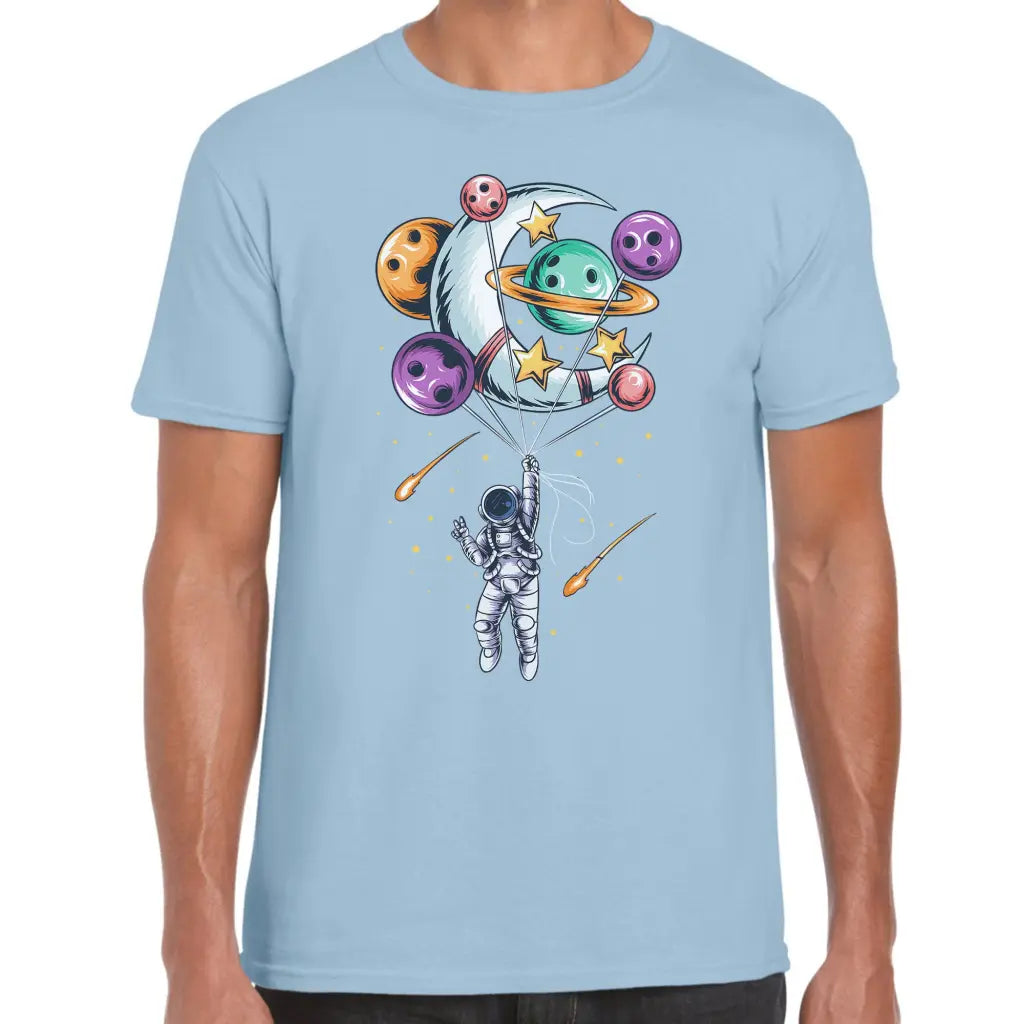 Astronaut Balloons T-Shirt - Tshirtpark.com