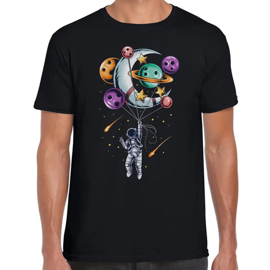 Astronaut Balloons T-Shirt - Tshirtpark.com