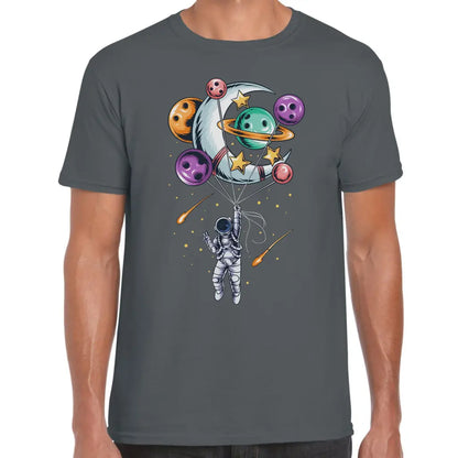 Astronaut Balloons T-Shirt - Tshirtpark.com