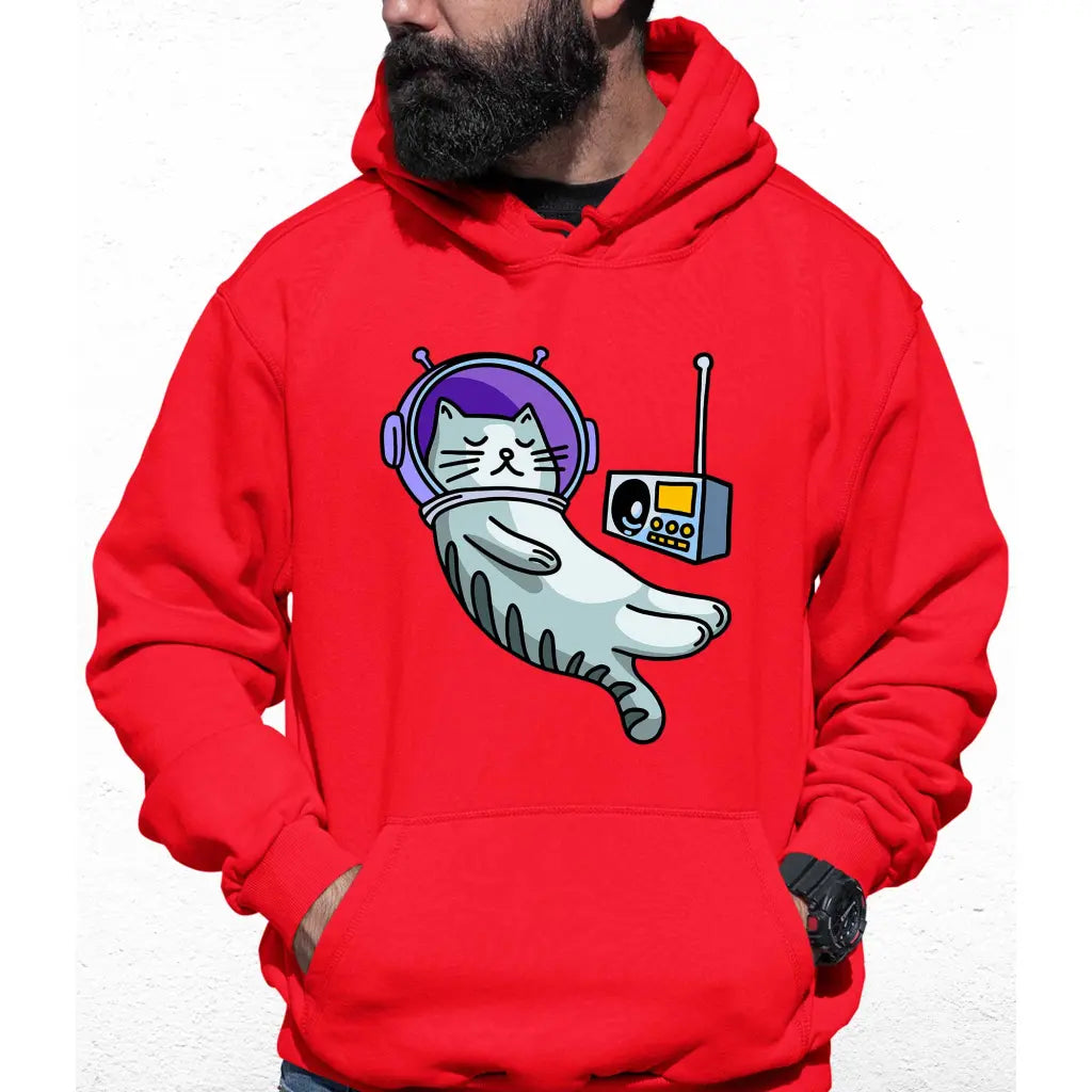 Astronaut Cat Colour Hoodie - Tshirtpark.com