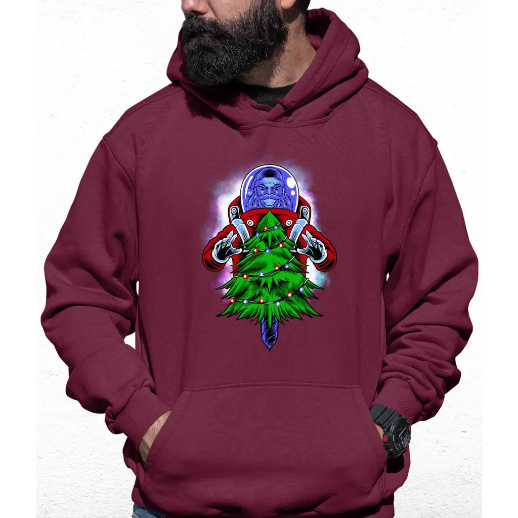 Astronaut Santa Colour Hoodie - Tshirtpark.com