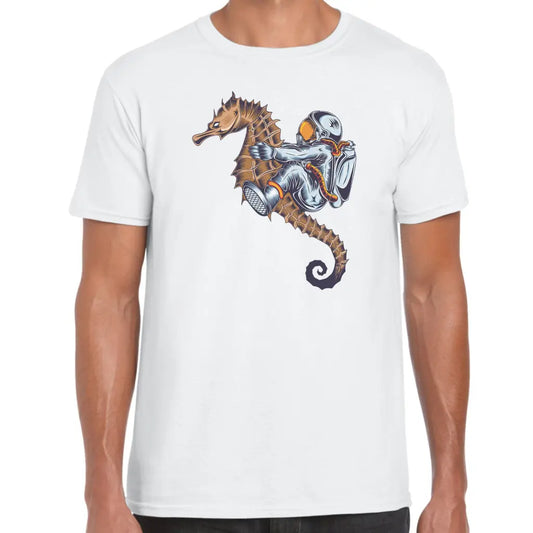 Astronaut Sea Horse T-Shirt - Tshirtpark.com