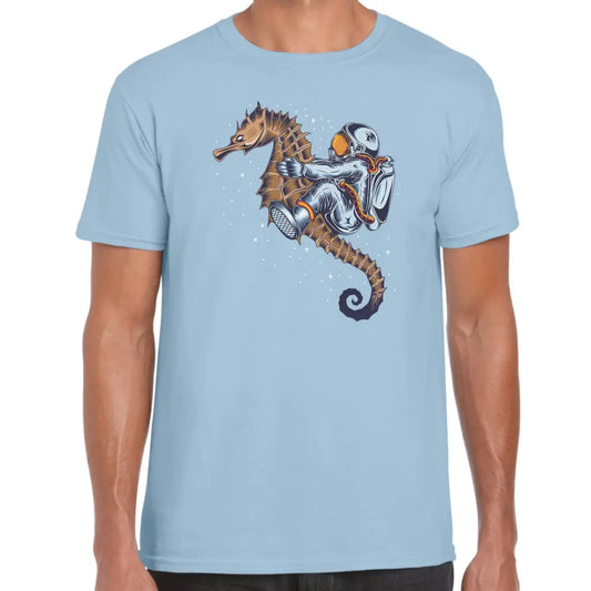 Astronaut Sea Horse T-Shirt - Tshirtpark.com