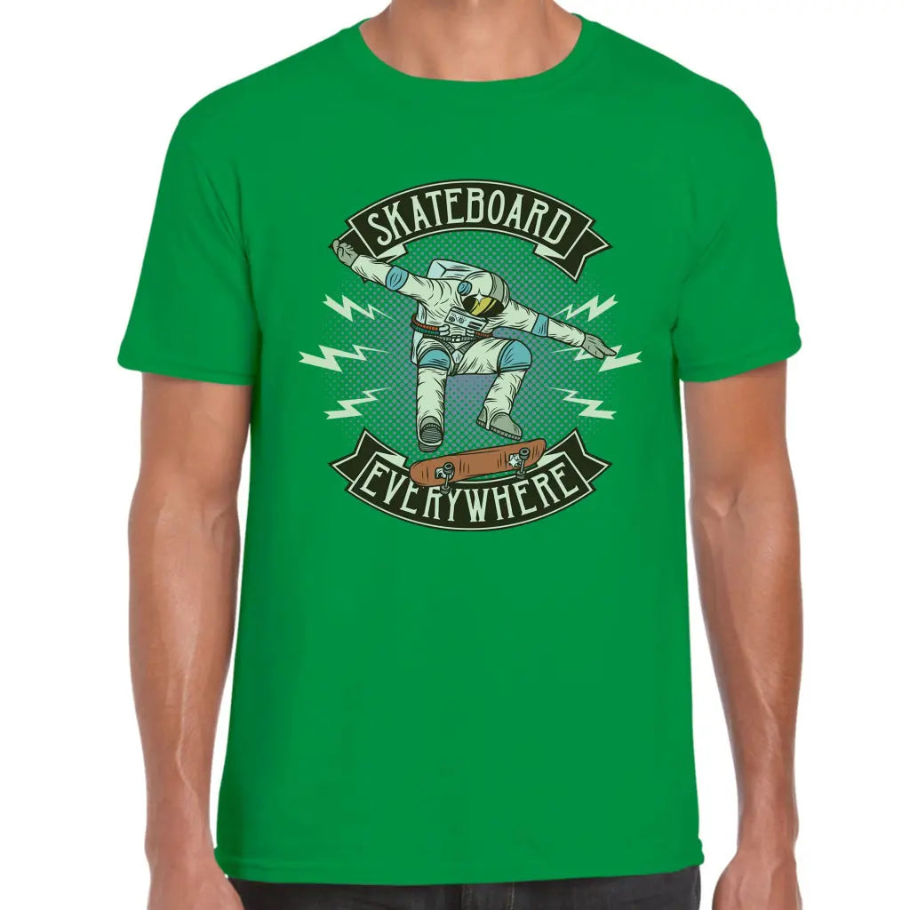 Astronaut Skateboard T-Shirt - Tshirtpark.com