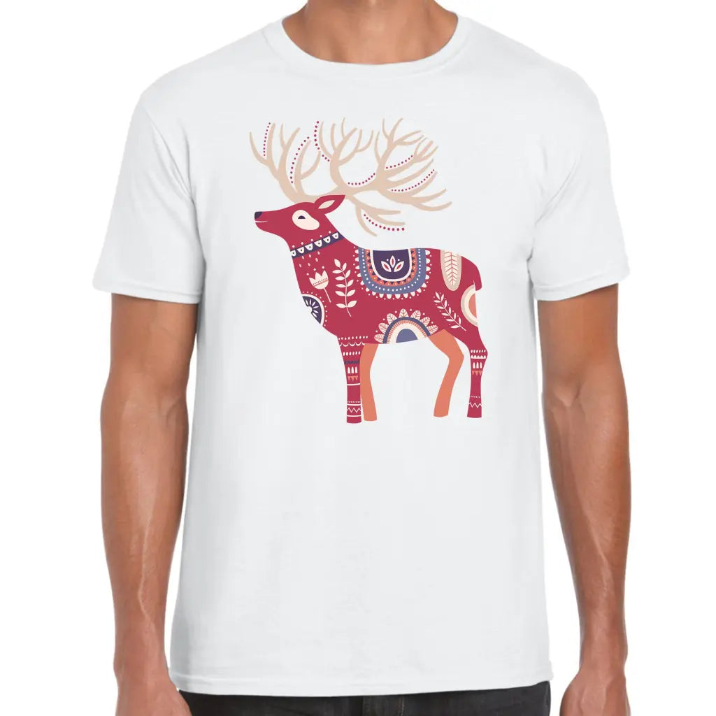 Aztec Reindeer T-Shirt - Tshirtpark.com