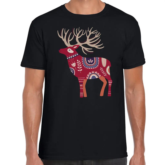 Aztec Reindeer T-Shirt - Tshirtpark.com