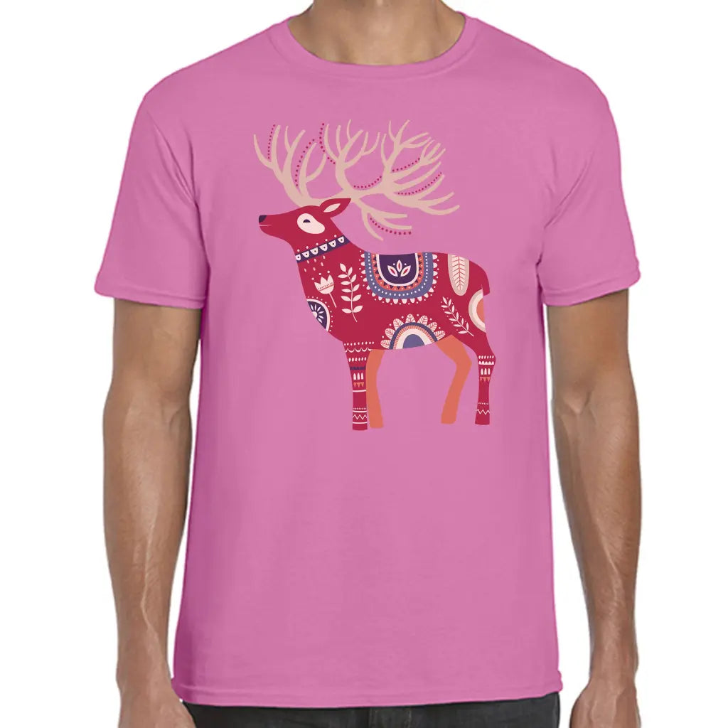 Aztec Reindeer T-Shirt - Tshirtpark.com