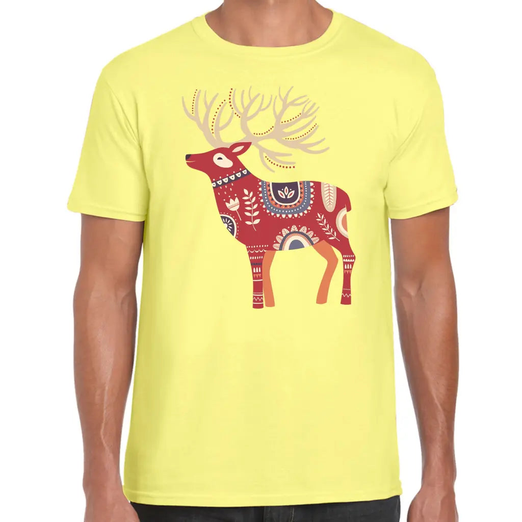 Aztec Reindeer T-Shirt - Tshirtpark.com