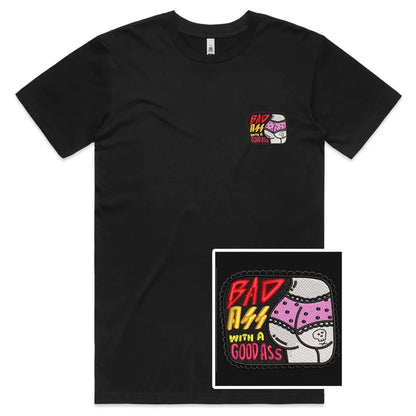 Bad A** Embroidered T-Shirt - Tshirtpark.com