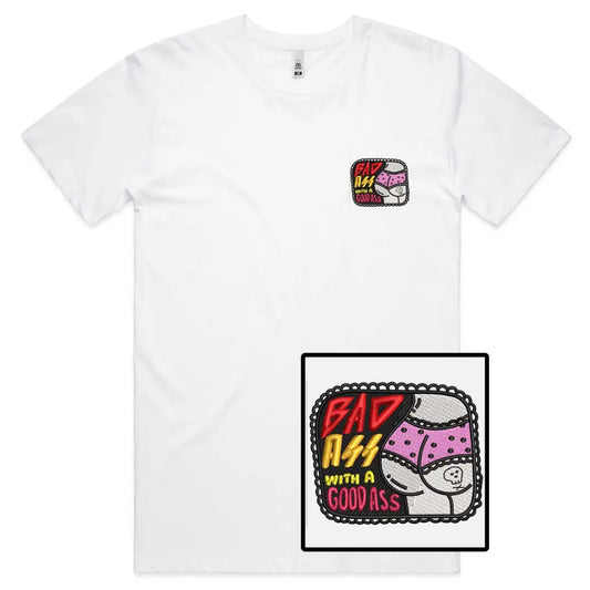 Bad A** Embroidered T-Shirt - Tshirtpark.com