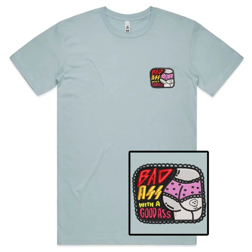 Bad A** Embroidered T-Shirt - Tshirtpark.com