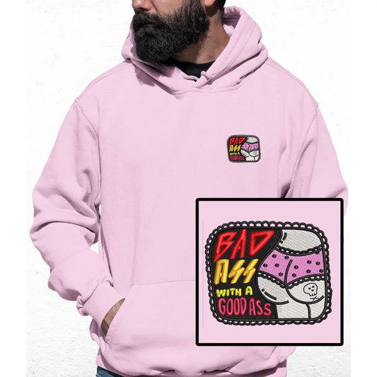 Bad As** Embroidered Colour Hoodie - Tshirtpark.com