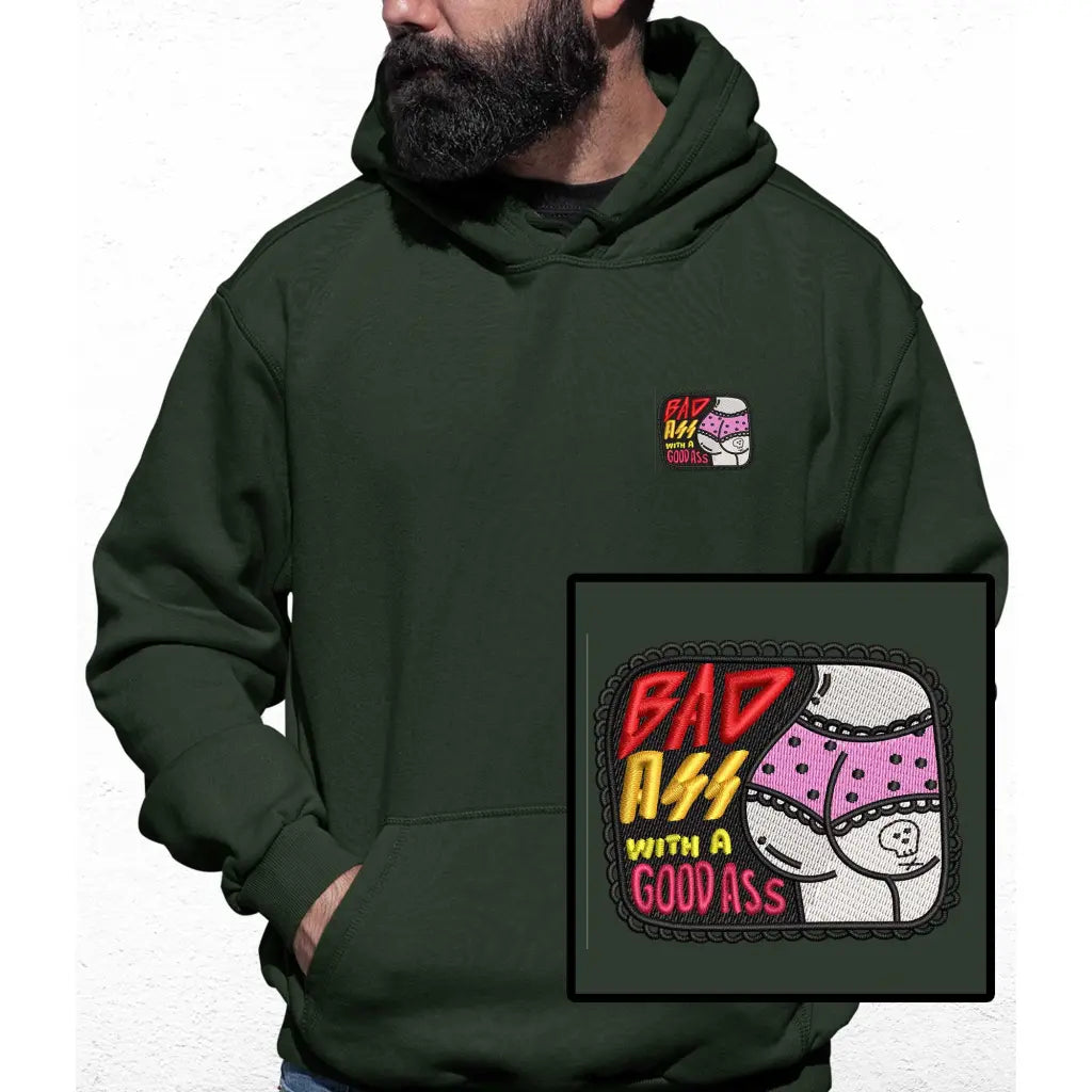 Bad As** Embroidered Colour Hoodie - Tshirtpark.com