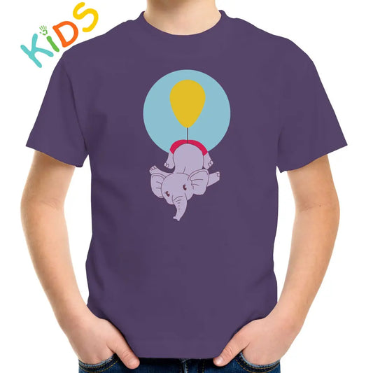 Balloon Elephant Kids T-shirt - Tshirtpark.com