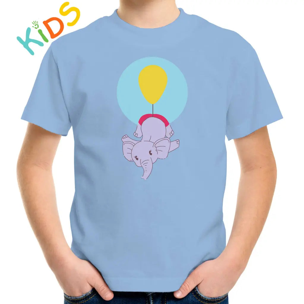 Balloon Elephant Kids T-shirt - Tshirtpark.com