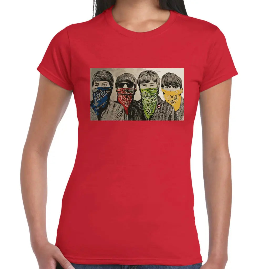 Bandana Boys Ladies Banksy T-Shirt - Tshirtpark.com