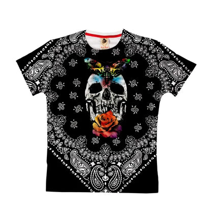 Bandana Skull T-Shirt - Tshirtpark.com