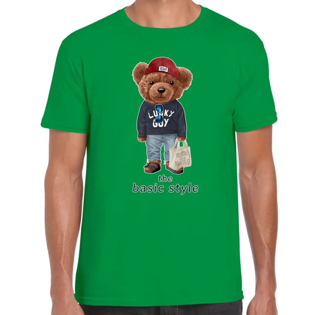 Basic Style Teddy T-Shirt - Tshirtpark.com