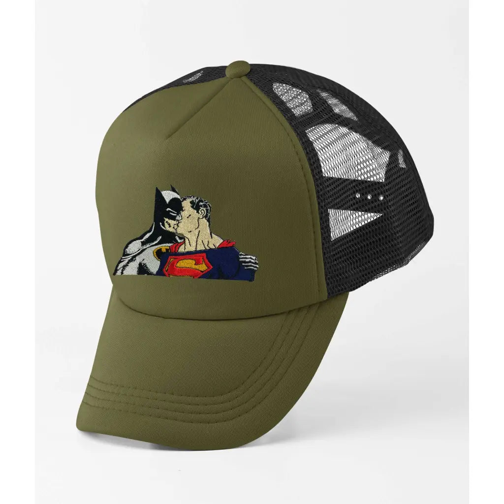 Bat Sup Kissing Trucker Cap - Tshirtpark.com