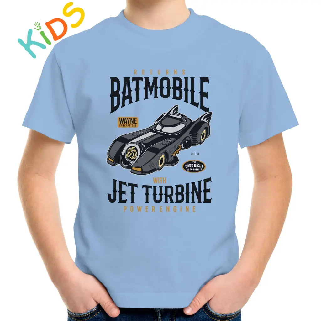 Batmobile Returns Kids T-shirt - Tshirtpark.com