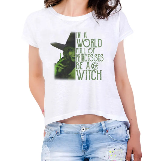 Be A Witch Womens Crop Tee - Tshirtpark.com