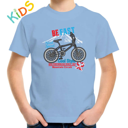 Be Fast Mountain Kids T-shirt - Tshirtpark.com