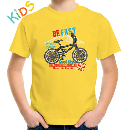 Be Fast Mountain Kids T-shirt - Tshirtpark.com