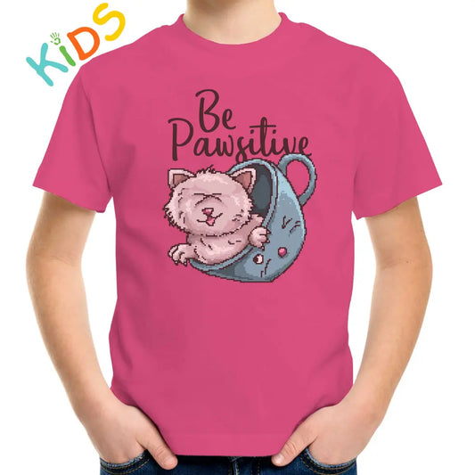 Be Pawsitive Kids T-shirt - Tshirtpark.com