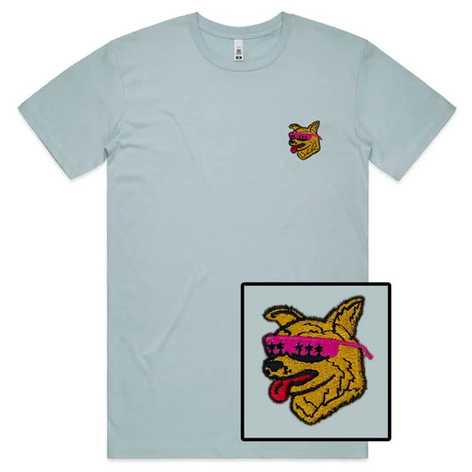 Beach Dog Embroidered T-Shirt - Tshirtpark.com