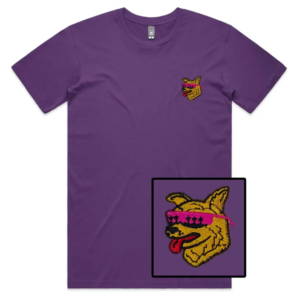 Beach Dog Embroidered T-Shirt - Tshirtpark.com