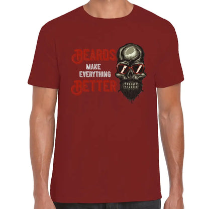 Beards Makes Everything Better T-Shirt - Tshirtpark.com