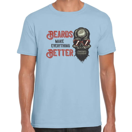 Beards Makes Everything Better T-Shirt - Tshirtpark.com