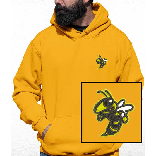 Bee Embroidered Colour Hoodie - Tshirtpark.com