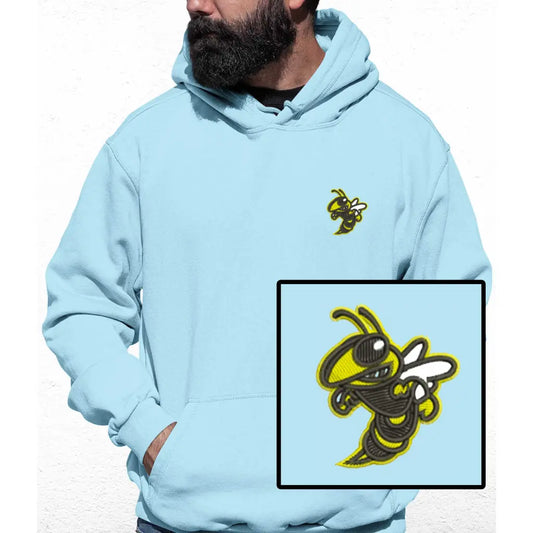 Bee Embroidered Colour Hoodie - Tshirtpark.com