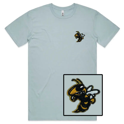 Bee Embroidered T-Shirt - Tshirtpark.com