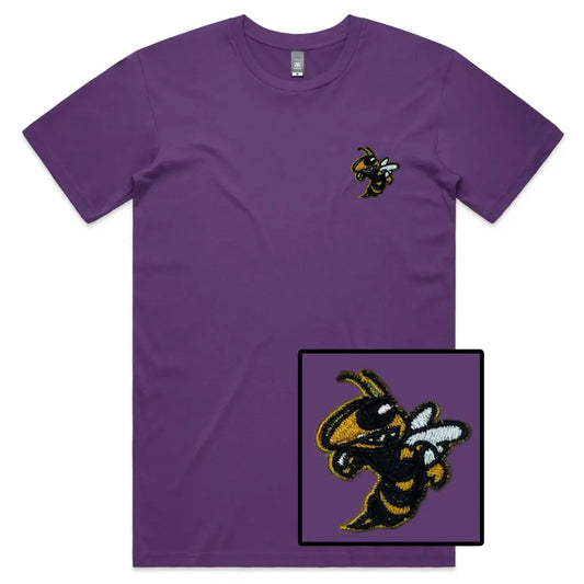 Bee Embroidered T-Shirt - Tshirtpark.com