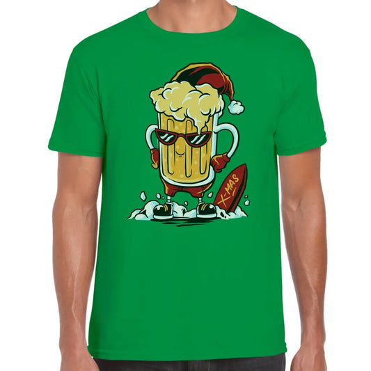 Beer Glass Santa T-Shirt - Tshirtpark.com