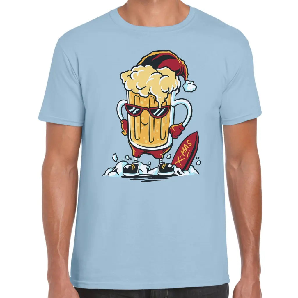 Beer Glass Santa T-Shirt - Tshirtpark.com