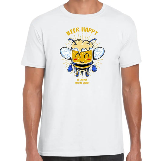 Beer Happy Bee T-Shirt - Tshirtpark.com