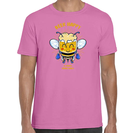 Beer Happy Bee T-Shirt - Tshirtpark.com