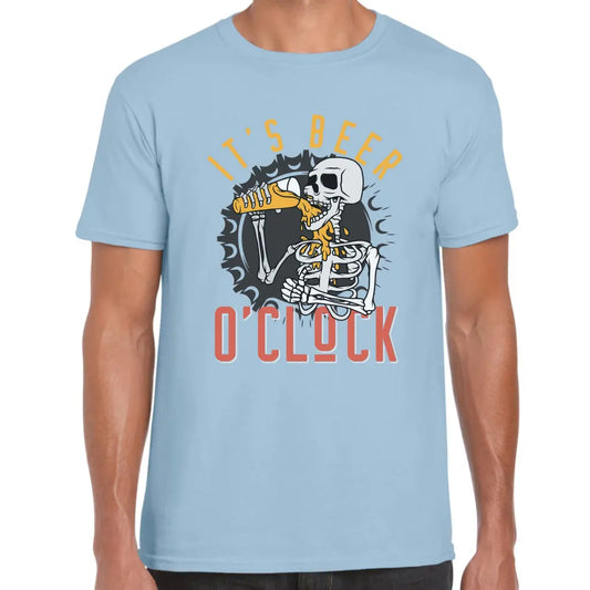 Beer O’clock Skeleton T-Shirt - Tshirtpark.com